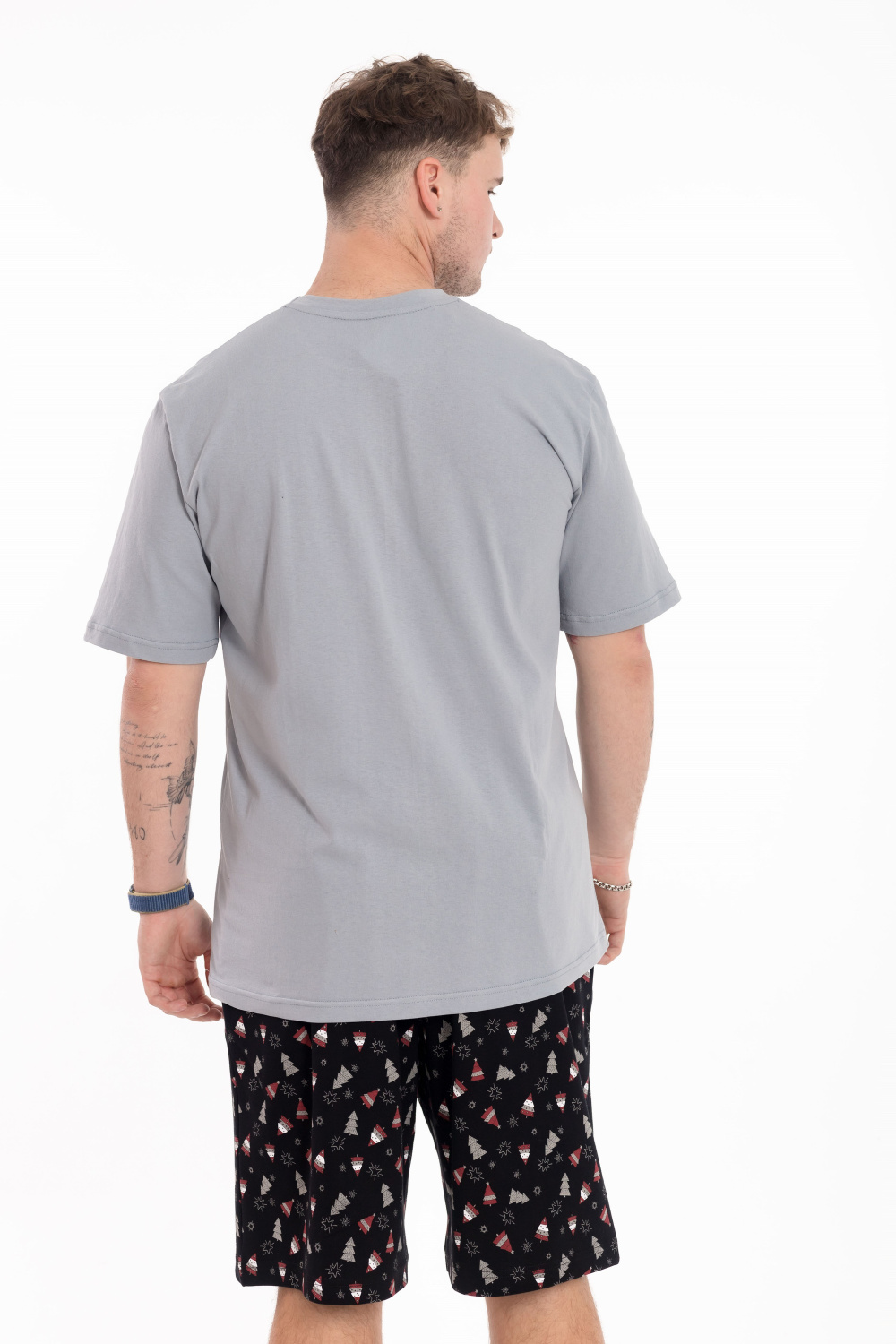 Пижама футболка и шорты М125115Псч - миниатюра 4