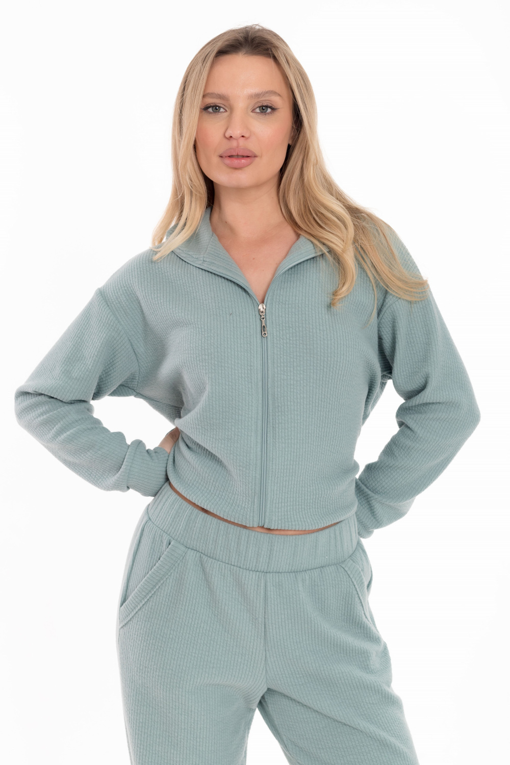 Костюм из интерлока жаккарда М325335ш - миниатюра 6