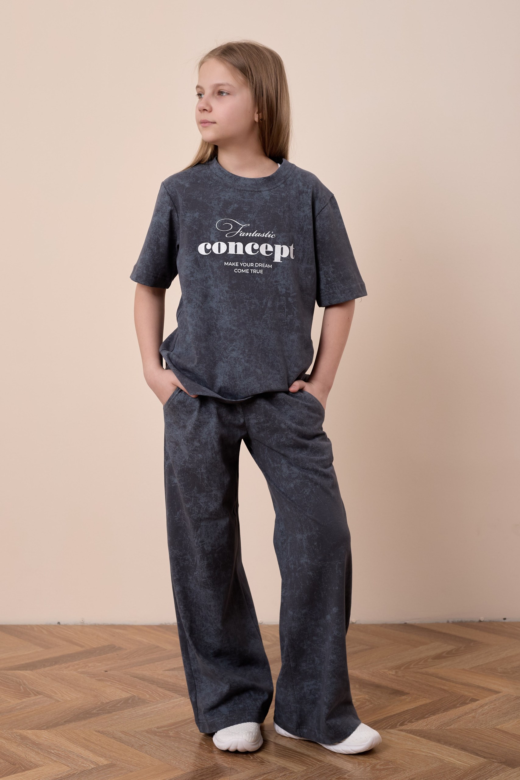 Костюм футболка и брюки М226001Пс - миниатюра 2