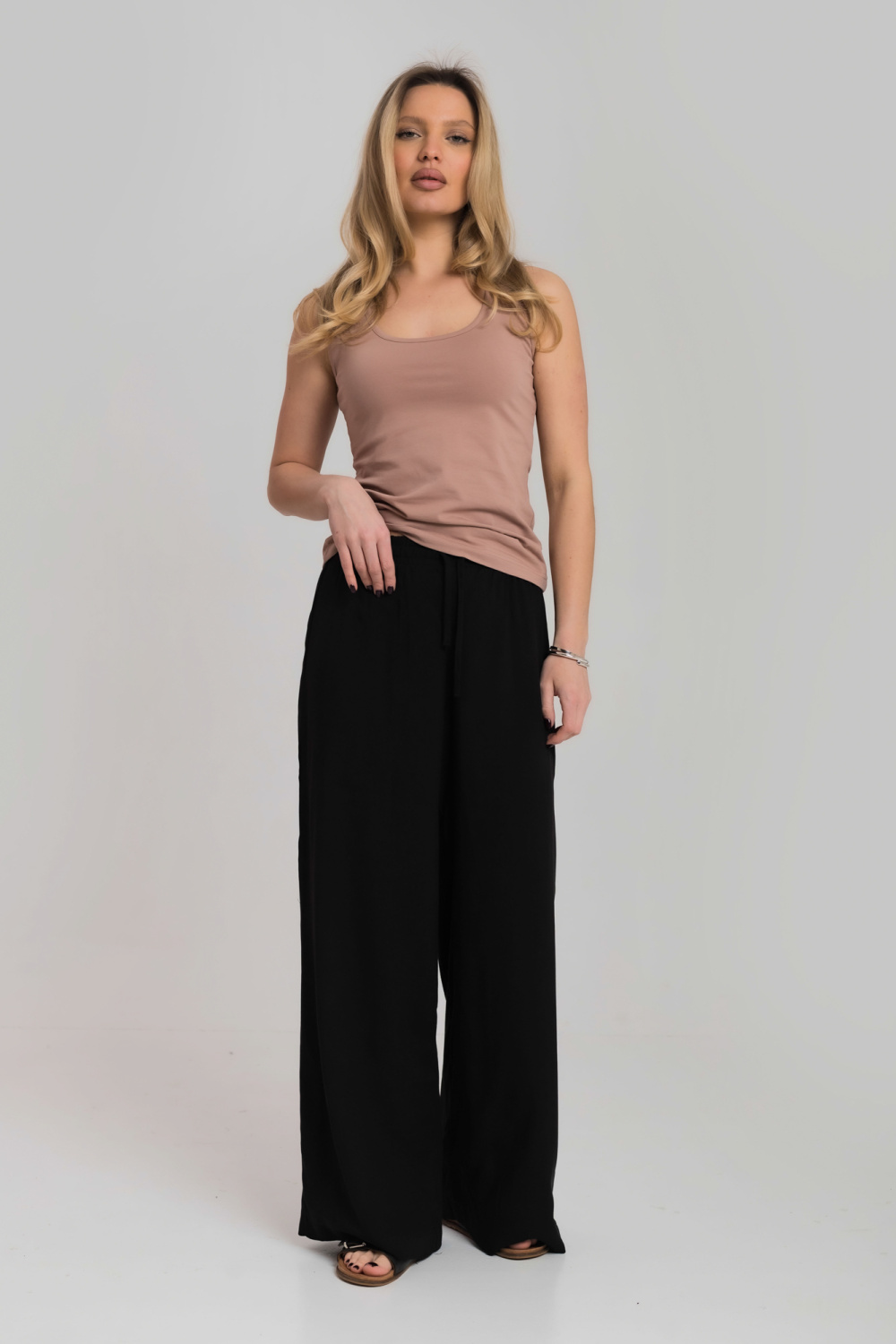 Майка из кулирки с лайкрой М326013к - миниатюра 1