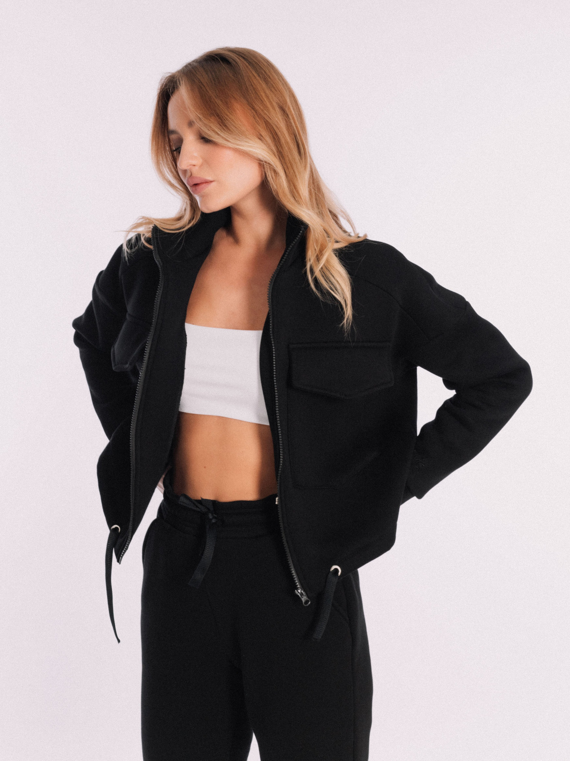 Толстовка на молнии (укор.) 322244Wbа - миниатюра 2